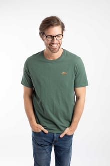 Fished Branded T-Shirt Dusky Green