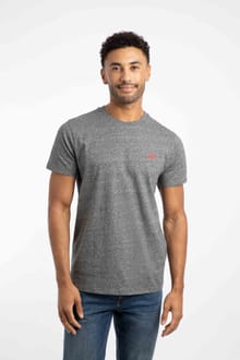 Fished Branded T-Shirt Ebony Marl