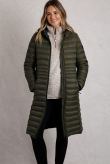 Ravinia Lightweight Padded Mid-Line Jacket Fir Green