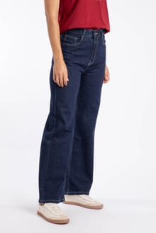 Corine Wide Leg Denim Jeans Dark Denim