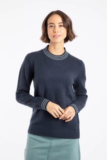 Dawkins Tipped Jumper Navy