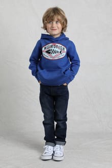 Kelvin Kids Graphic Hoodie Cobalt Blue