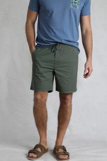 Weston Canvas Shorts Army Green