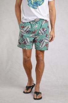 Belukha Printed Swim Shorts  Mineral Blue