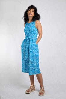 Nalani LivaEco™ Printed Viscose Jumpsuit Azure