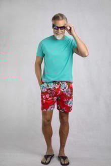 Belukha Printed Swim Shorts  Retro Red