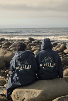 Atlantic Unisex Waterproof Changing Robe Blue Surf