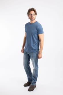 Hooked Branded T-Shirt Mid Blue