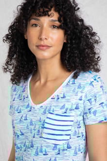 Ericak Organic Cotton Pocket T-Shirt Blue