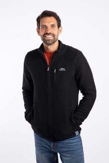 Transom Full Zip Macaroni Sweatshirt Black