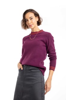 Dawkins Tipped Jumper Beet