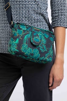 Corrie Printed Cross Body Bag Night Blue