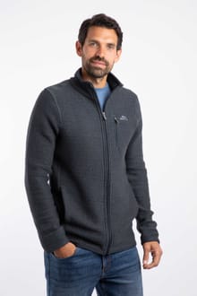 Transom Full Zip Macaroni Sweatshirt Navy