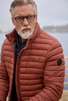 Crantock Lightweight Showerproof Padded Jacket Conker