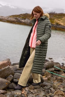 Kempley Lightweight Padded Mid-Line Hooded Jacket Deep Lichen Green