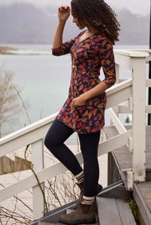 Lilliane High Waisted Leggings Navy