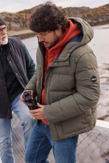 Calderwood Heavy Weight Padded Jacket  Deep Lichen Green