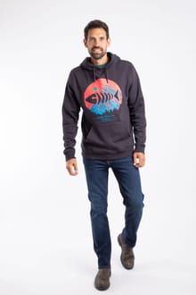 Bryant Graphic Pop Over Hoodie Midnight