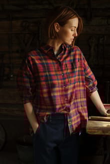 Lynsky Brushed Check Shirt Fuchsia Punch